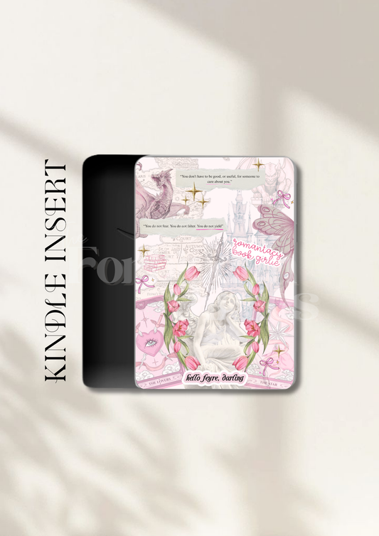 Romantasy Book Girlie Kindle Insert