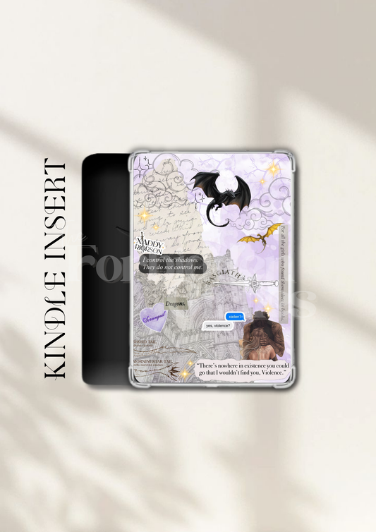 Fourth Wing Inspired Kindle Insert