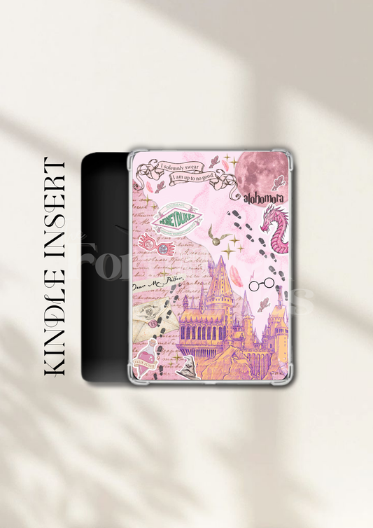 Pink Harry Potter Inspired Kindle Insert