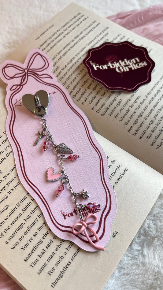 Cute But Psycho Kindle Charm - Silver