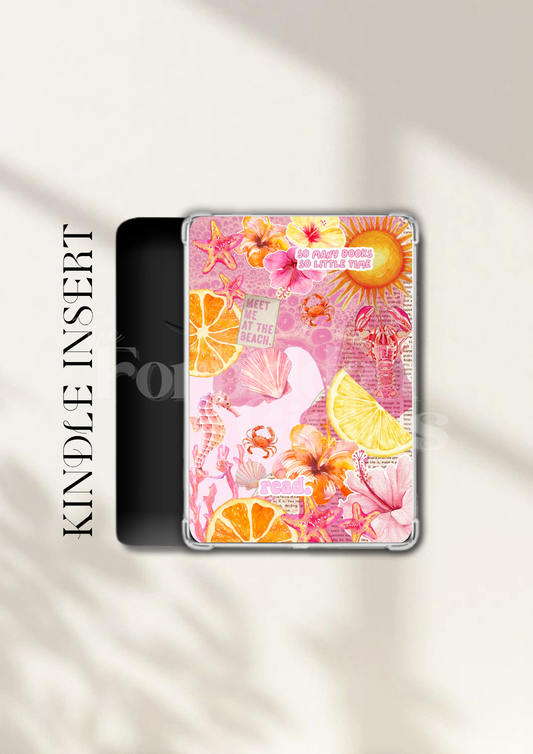 Pink & Orange Coastal Vibes Kindle Insert