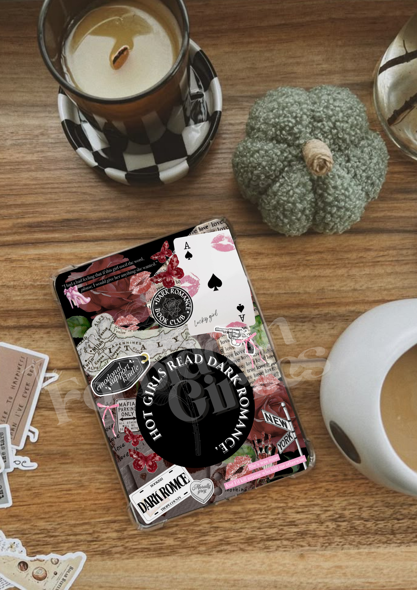 Hot Girls Read Dark Romance Kindle Insert