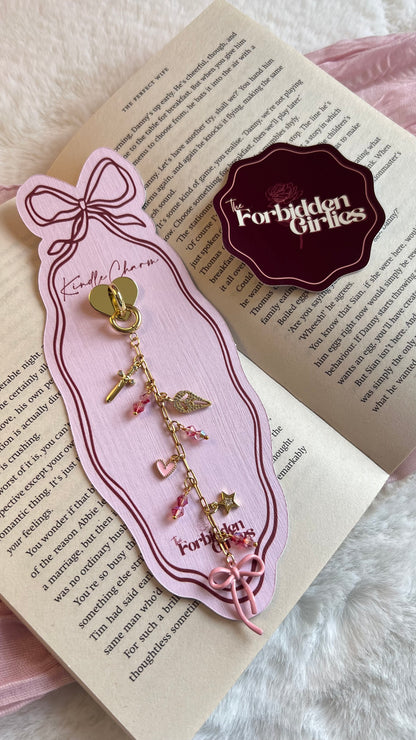 Cute But Psycho Kindle Charm (Gold)