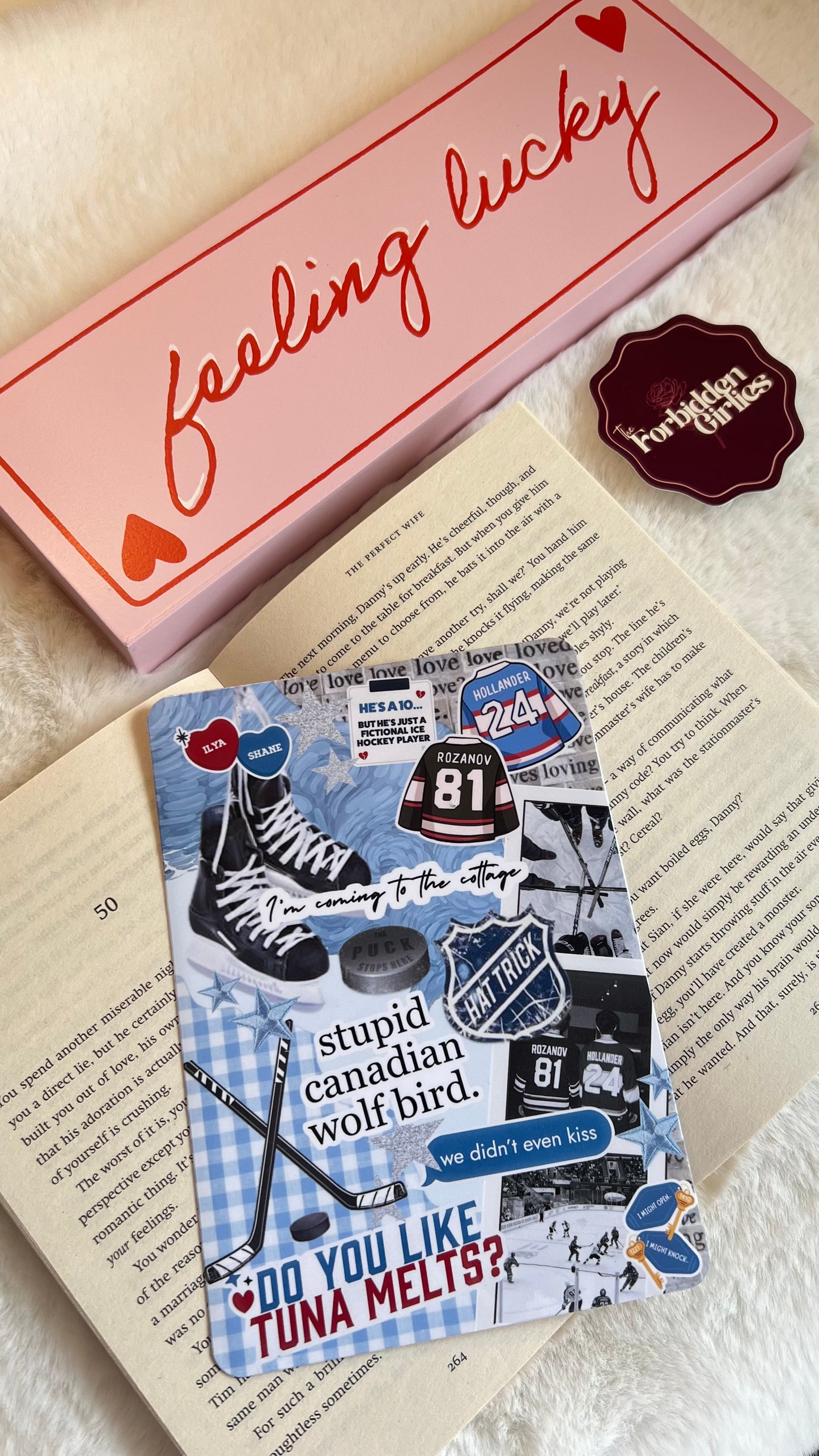 Heated Rivalry Inspired Kindle Insert