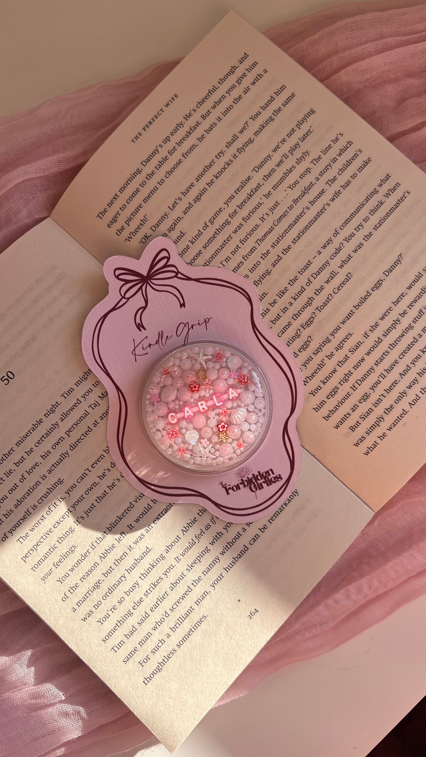 Personalised Acrylic Kindle Grip
