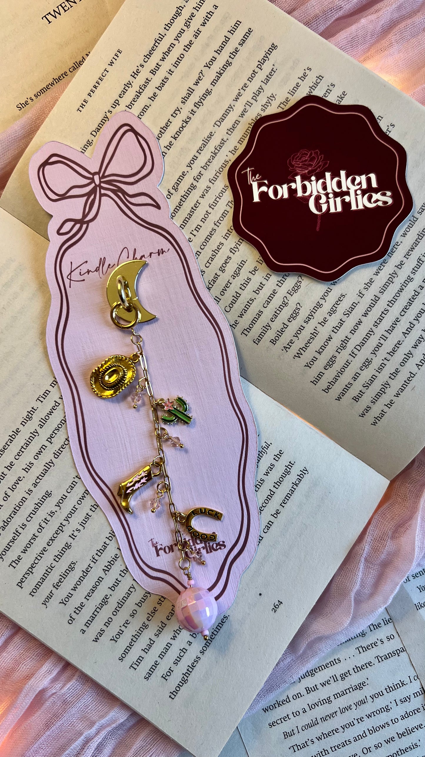 Disco Cowgirl Kindle Charm