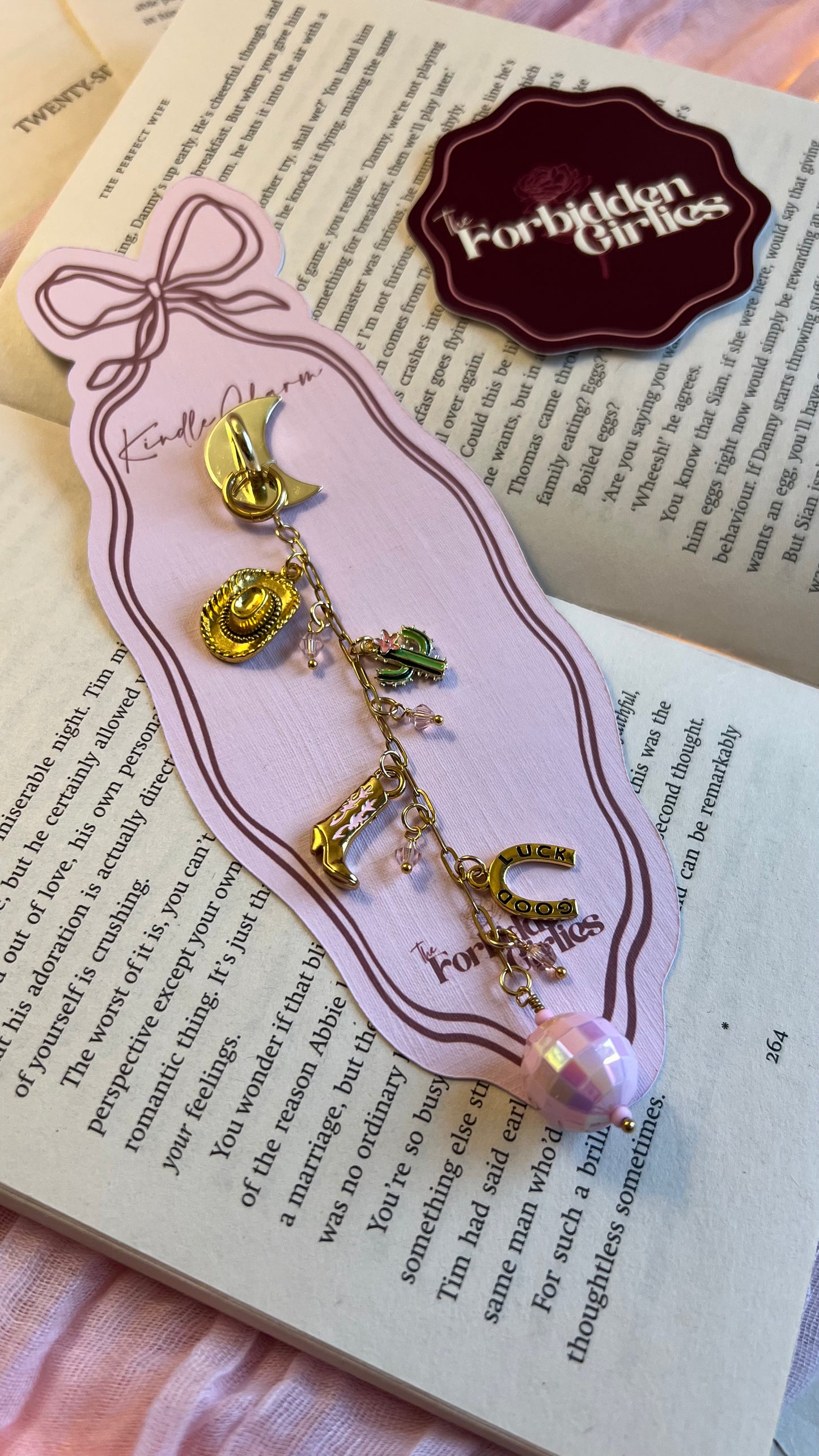 Disco Cowgirl Kindle Charm