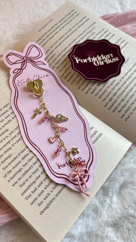 Cute But Psycho Kindle Charm (Gold)