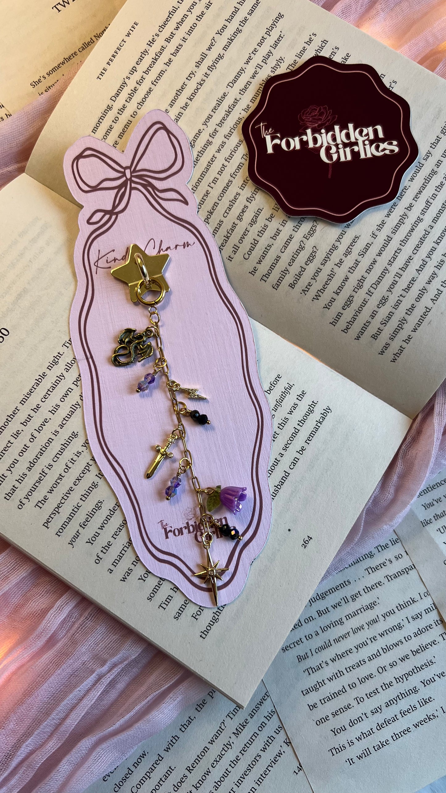 Violet Sorrengail Kindle Charm