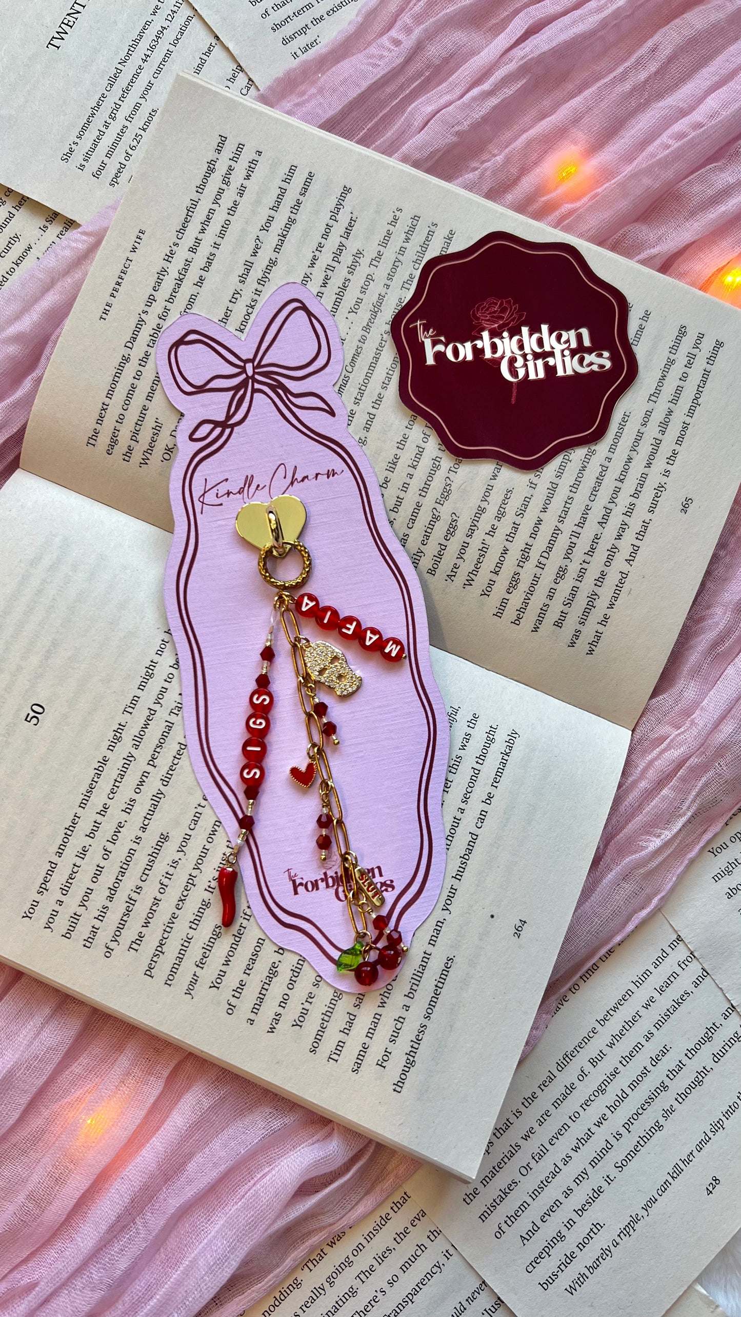 Love Letters & Loaded Guns Kindle Charm