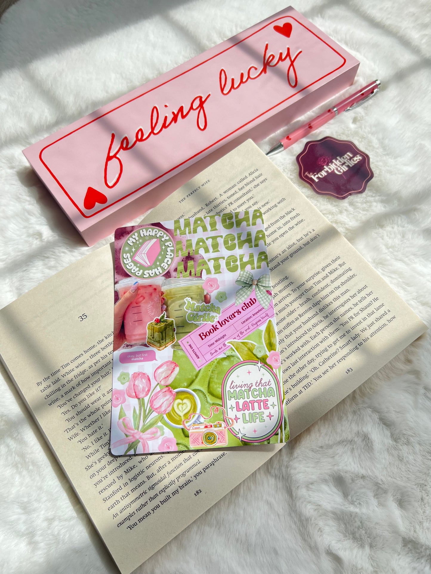 Matcha Girlie Kindle Insert