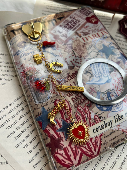 Red Romancy Kindle Charm