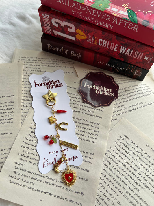 Red Romancy Kindle Charm