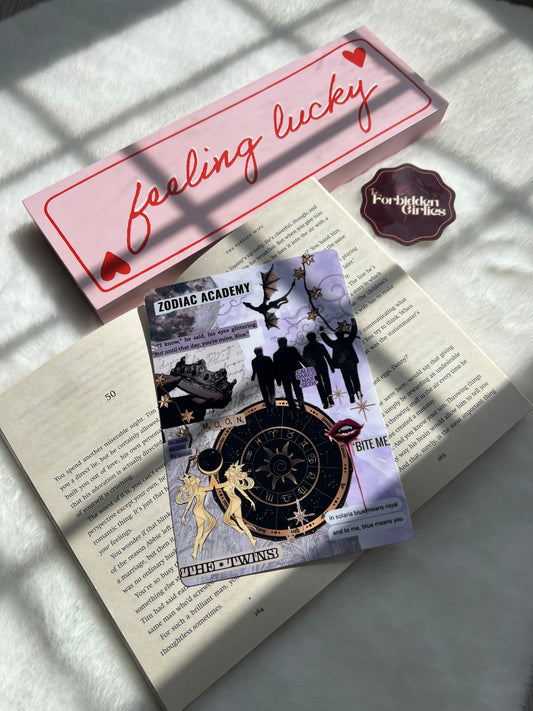 Purple Zodiac Academy Inspired Kindle Insert