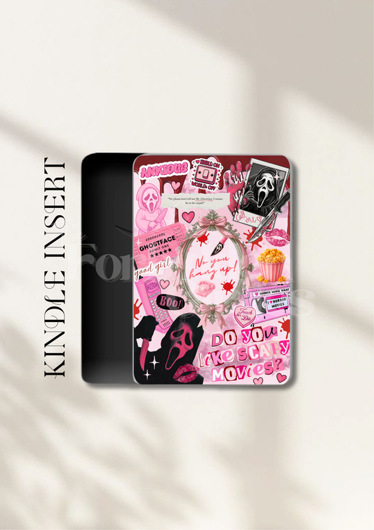 XOXO Psycho Kindle Insert - Silver